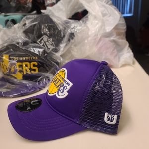 Ultra Game Lakers Trucker snapback